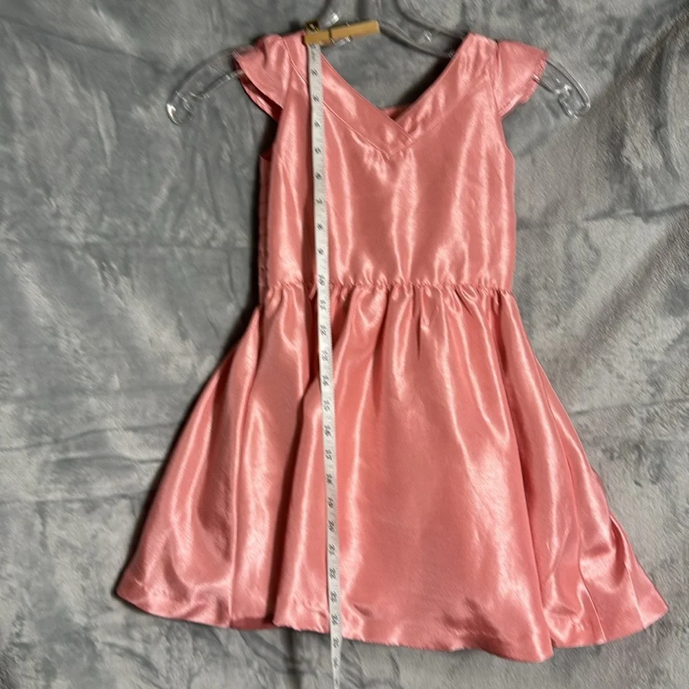 Gymboree dress Pink Sleeveless Kids Dress with Bow size 4 special occasion lined